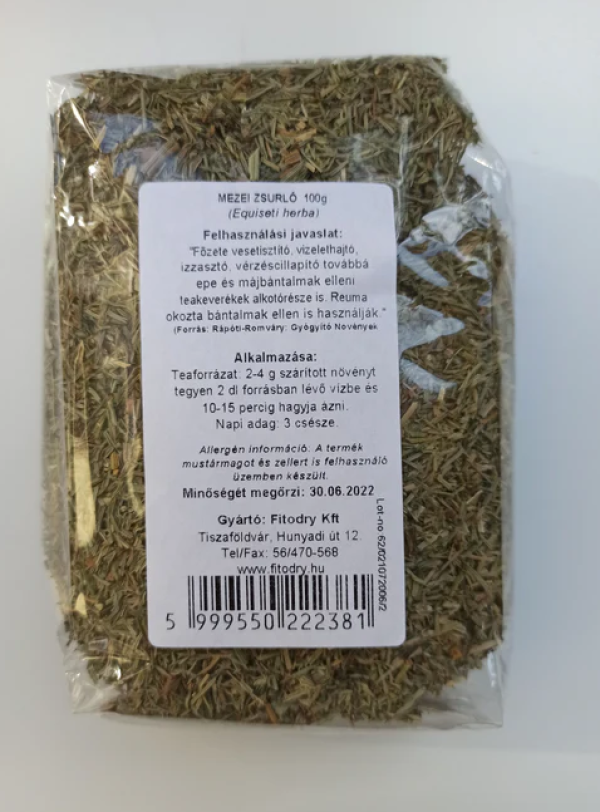 Fitodry - Mezei Zsúrló Tea 100 g