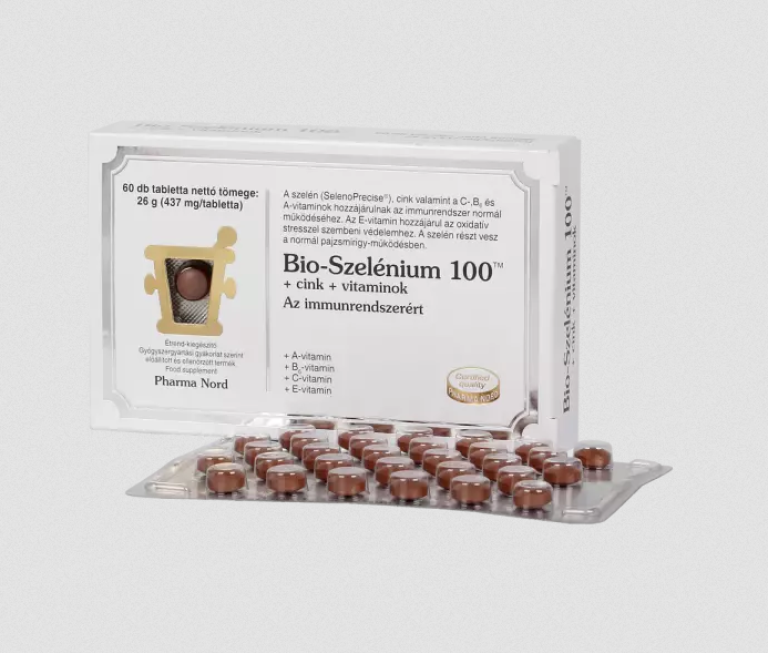 Pharma Nord - Bio-Szelénium 100+Cink+Vitaminok 60 db 