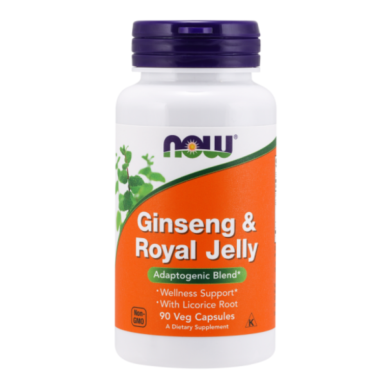 Now - Ginseng & Royal Jelly - 90 db Veg Capsules