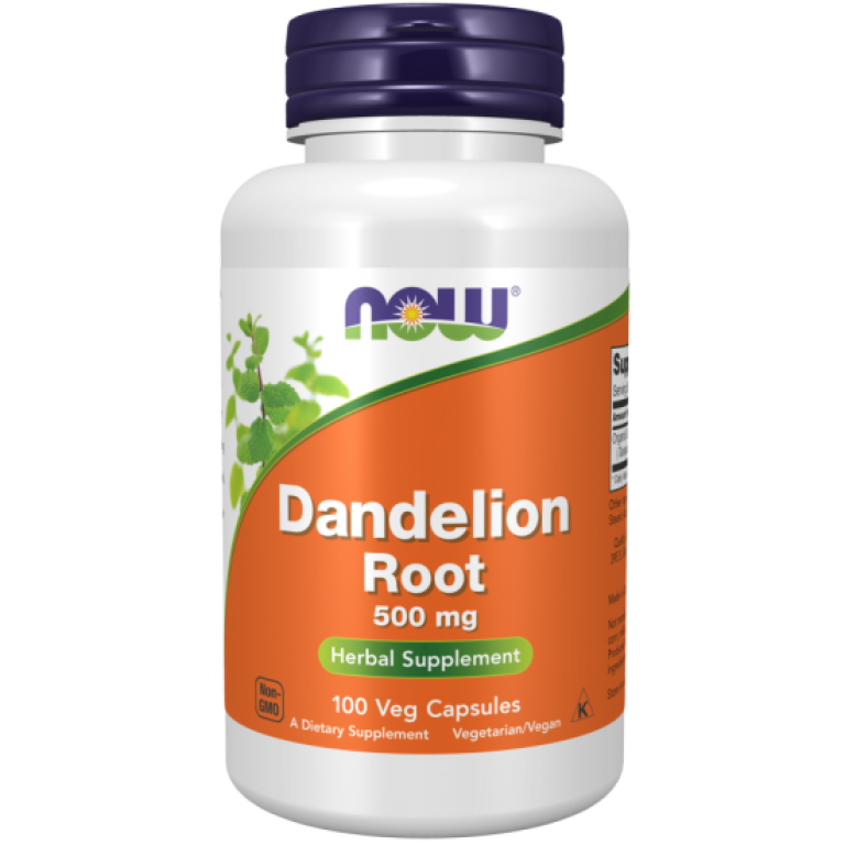 Now - Dandelion Root 500 mg - 100 db Veg Capsules/ Gyermekláncfű, Pitypang