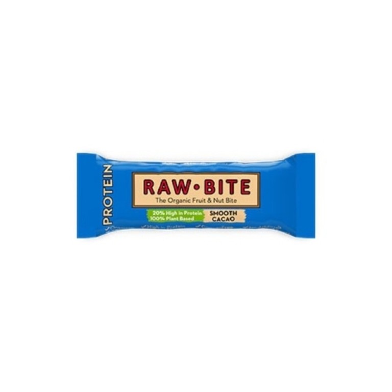 Raw Bite Protein Smooth Cacao Nyersvegán szelet - 45 g