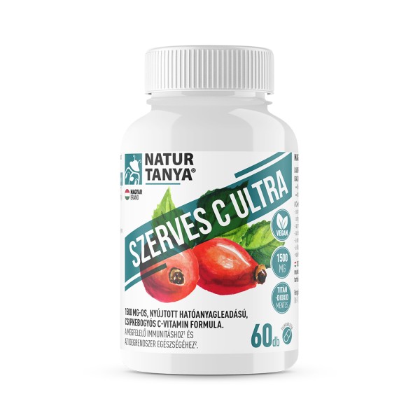 Natur Tanya - Szerves C Ultra 1500 mg Retard C-vitamin - 60 db