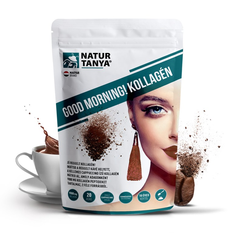 Natur Tanya - Good morning! 9000 mg Kollagén Cappuccino ízben - 20 adag