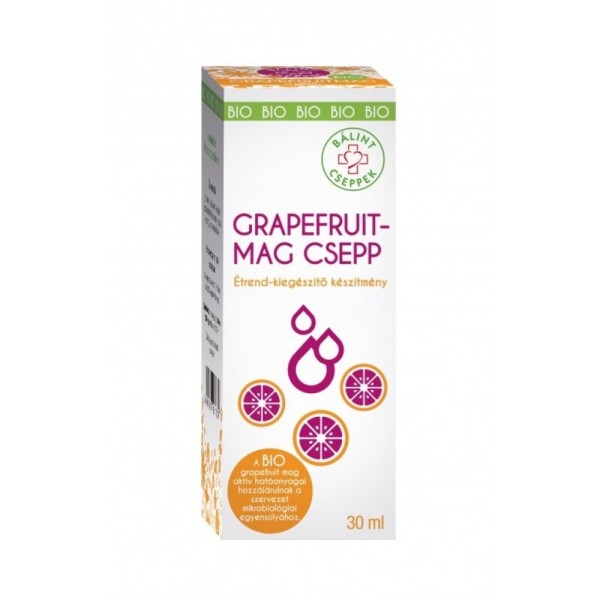 Bálint Cseppek - BIO Grapefruitmag Csepp 30 ml