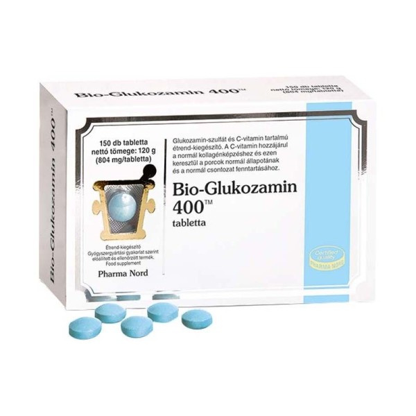 Pharma Nord - Bio-Glukozamin 400 tabletta  150 db