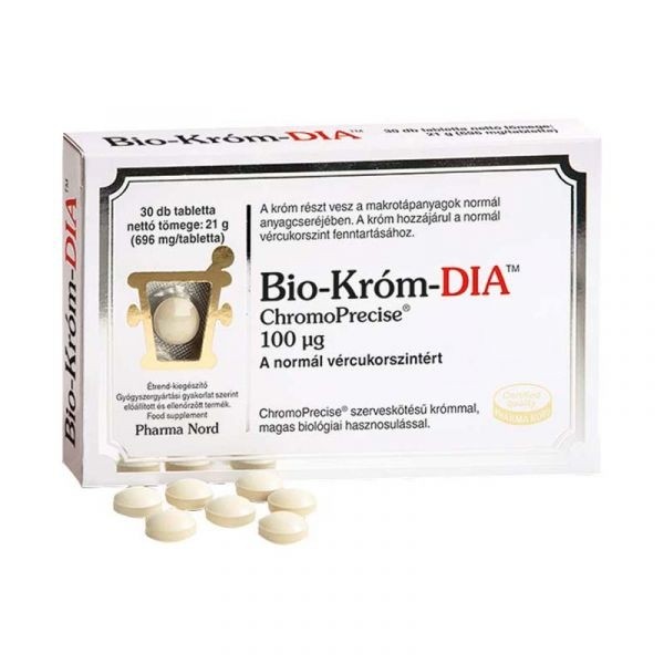Pharma Nord - Bio-Króm DIA tabletta 30 db