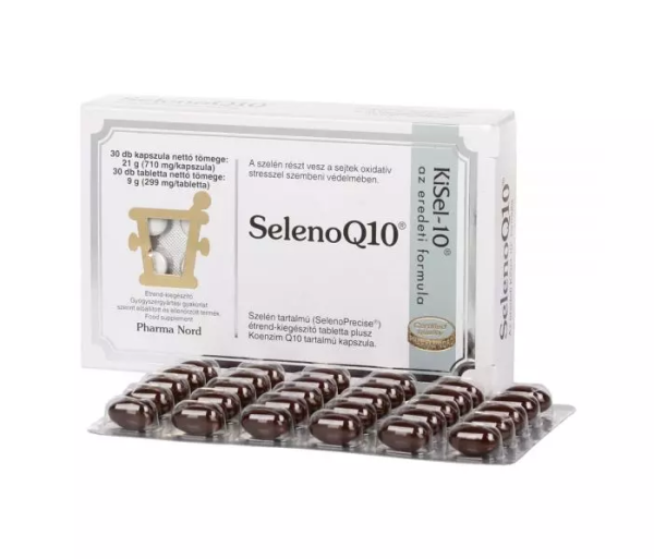 Pharma Nord - SelenoQ10 Szelén tabletta és Koenzim Q10 kapszula 30 db