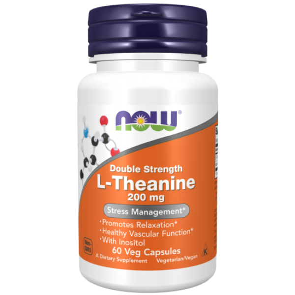 L-Theanine 200 mg - 60 db Veg Capsules