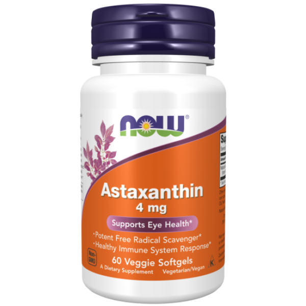 Astaxanthin 4 mg - 60 db Veggie Softgels