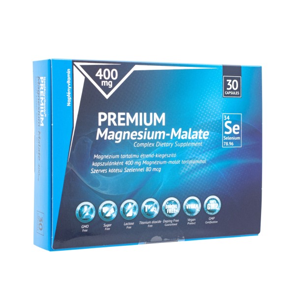 Napfényvitamin - Prémium Magnesium-Malate + Szerves Szelén 30 db