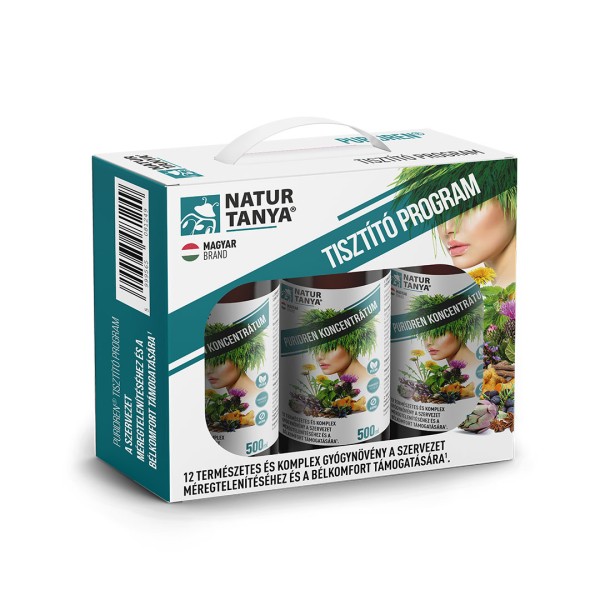 Natur Tanya - Puridren 60 napos Tisztító Program - 3 X 500 ml