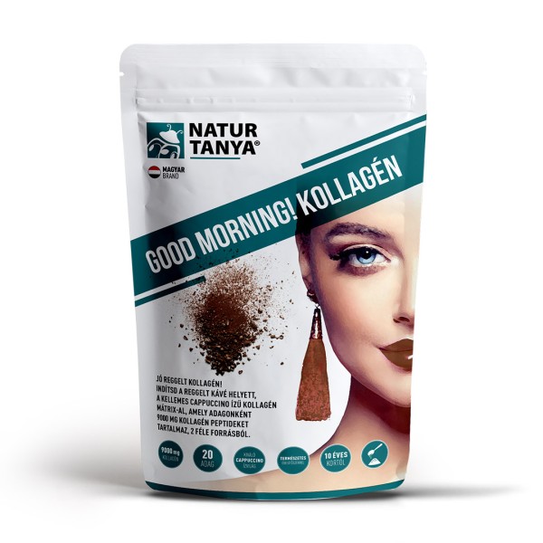 Natur Tanya - Good morning! 9000 mg Kollagén Cappuccino ízben - 20 adag