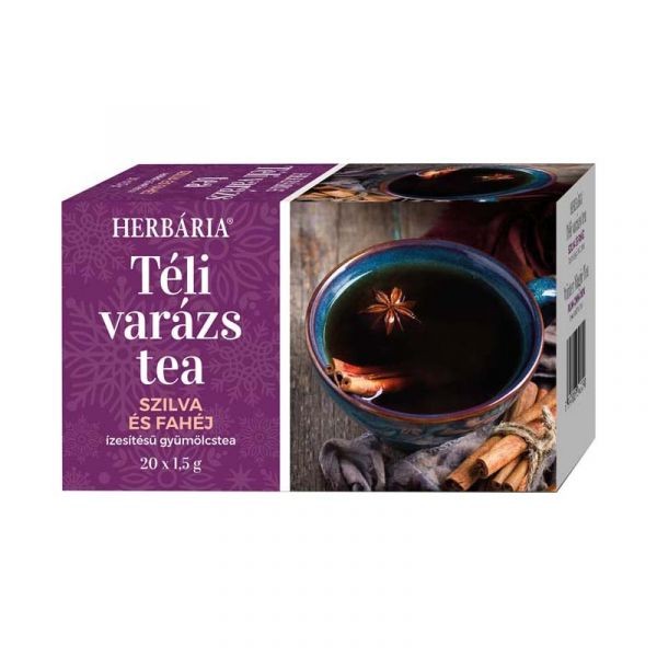Téli Varázs Szilva-Fahéj ízű Gyümölcs Tea filteres tea